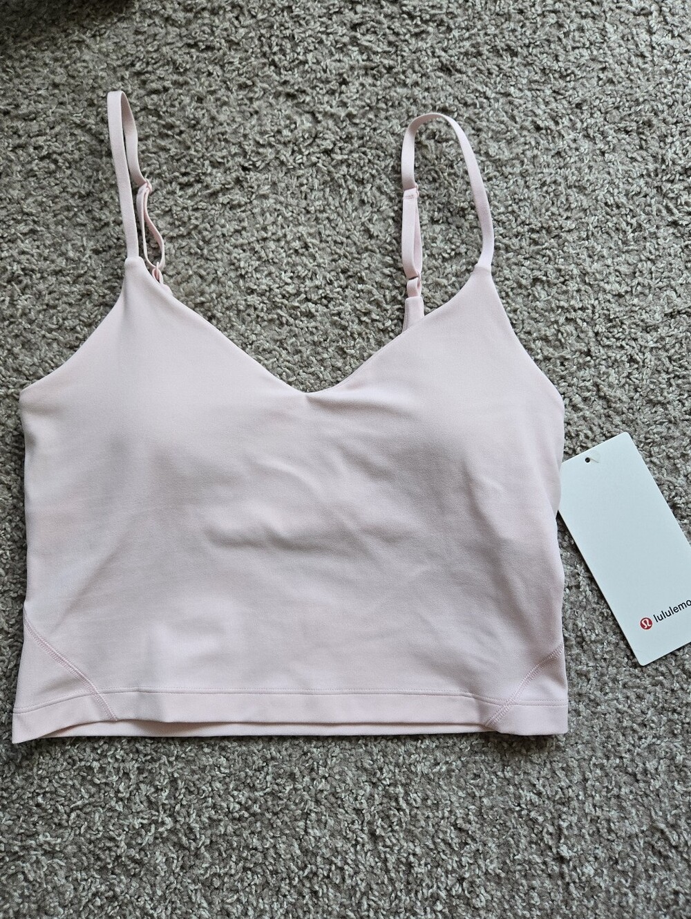 Lululemon Align cropped cami tank 6 strawberry milkshake